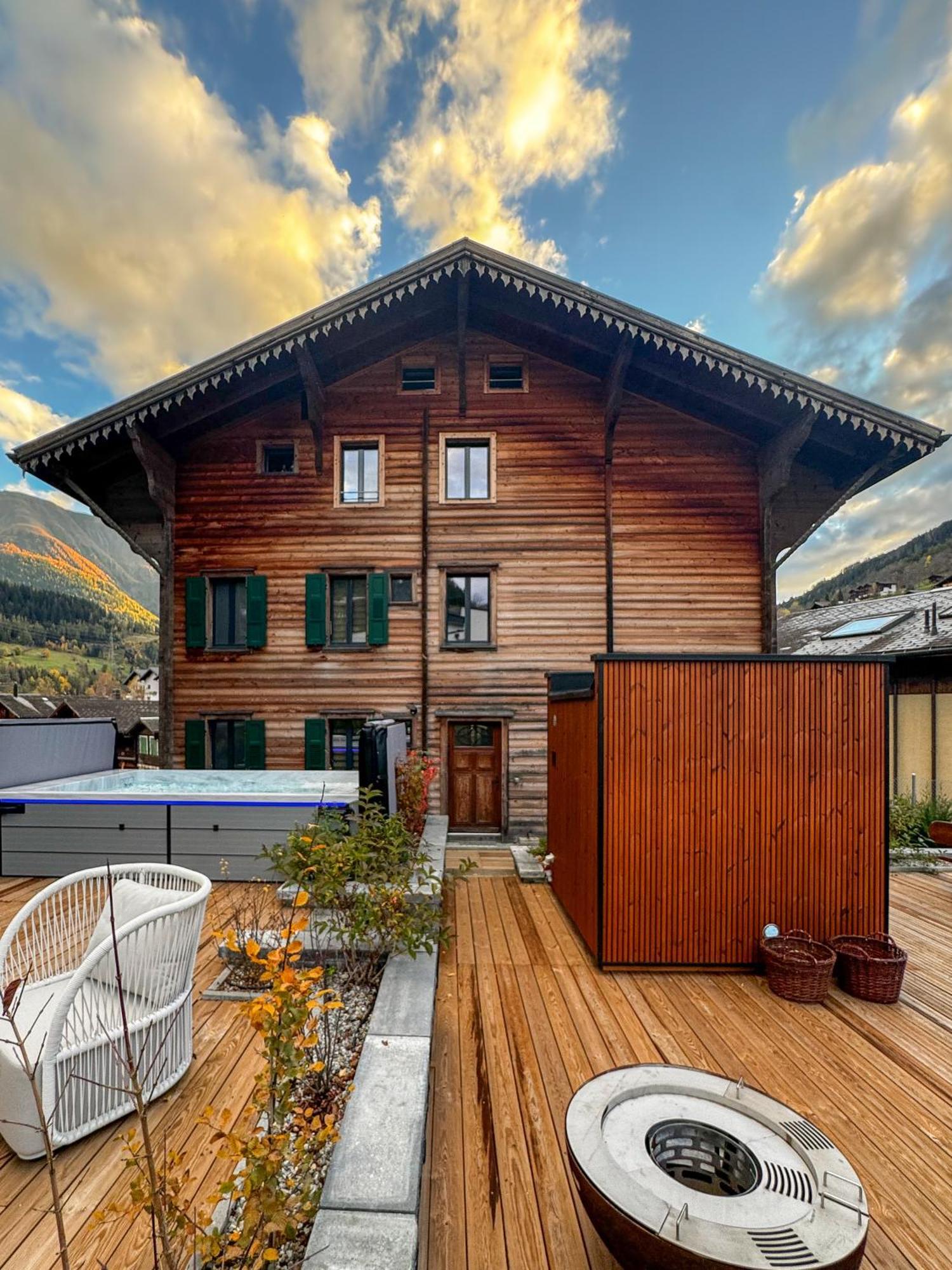 Zer Treichi Appartements Fiesch Luaran gambar
